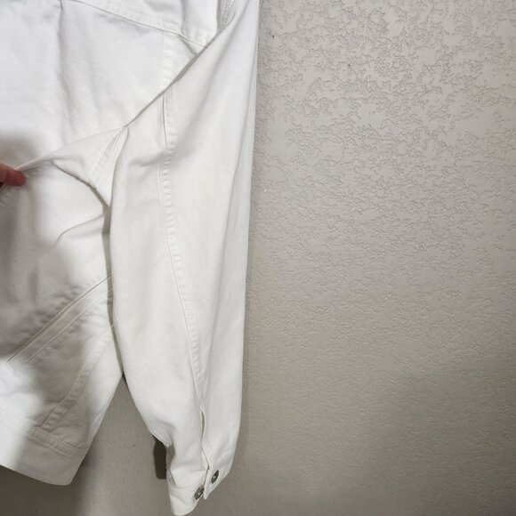 Ralph Lauren Jean Jacket 3X White - Picture 11 of 16